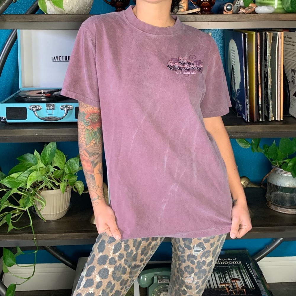Vintage Crazy Shirt Wine Connoisseur tee